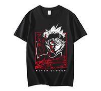 westtrend Giapponese Anime Black Clover Maglietta Asta Top Estate Casual Manica Corta S-4XL