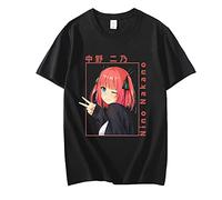 westtrend The Quintessential Quintuplets Nakano Nino T-Shirt Anime The Quintessential Quintuplets Cosplay Maniche Corte Felpa Nakano Nino Summer Tee Top Pullover