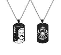 westtrend The Seven Deadly Sins Collezione Collana Otaku Gioielli Meliodas Tattoo Ban King Hawk Gowther Diane Escanor Collana Gioielli per gli uomini Regali Halloween Colar Anime Accessori