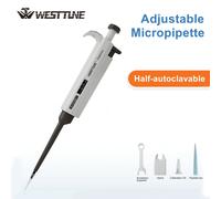 WESTTUNE Pipetta da laboratorio Micropipetta digitale a canale singolo regolabile Pipetta a volume variabile ad alta precisione Attrezzatura da laboratorio