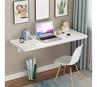WESTWILD Tavolo da Pranzo Pieghevole a Parete con Piano di Lavoro Galleggiante per Cucina, scrivania per Computer Multifunzione, banco da Lavoro per Lavanderia/Bar, 4 Colori Disponibili, Staffa inclu