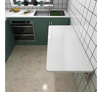 WESTWILD Tavolo Pieghevole da Parete per Cucina Lavanderia casa Ufficio Lavoro scrivania Pieghevole a ribalta Galleggiante 60x40 80x40 120x50cm