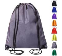 WESTWOOD FOX Borsa da palestra con coulisse, sacca da palestra, zaino in polietilene per donne e uomini, borsa da nuoto, viaggi, spiaggia, scuola, vacanze