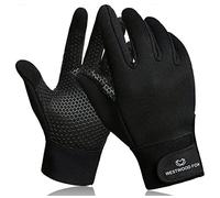 WESTWOOD FOX GEAR WFX Guanti Termici Guanti da Ciclismo Invernali Thinsulate TouchScreen Leggermente Impermeabili Antiscivolo Antivento Guanti da Uomo Regali per Uomo Donna (Nero, L)