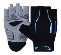 Westwood Fox Guanti da Ciclismo Mezza Dita Unisex Imbottito Grip Palm Bicicletta Estate Equitazione MTB Guanti da Bici Antiscivolo Senza Dita Breve Mountain Bike Ride Guanti da Trekking Sport