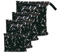 Wet Bag Dry Bag Borsa Impermeabile Borsa Pannolini Borsa Porta Pannolini 6Pcs Impermeabile Riutilizzabile Organizzatore Trucchi Wet Dry Bag Impermeabile Sacchetto del Pannolino Lavabile con Zip