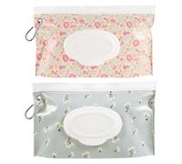 Wet Box - Organizer ricaricabile stampato, accessorio per cambiare pannolini da viaggio, astuccio in tessuto umido, igienico per bambini con stile di blocco sicuro |