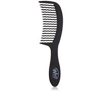 Wet Brush Detangling Easy Glide Comb, Wave Tooth Design, Black | Wave Tooth Design with Large Surface Area Glides Through Tangles with Ease, Gentle on Hair, For All Hair Types