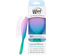 Wet Brush Mini spazzola districante per capelli per rimuovere delicatamente i nodi, dimensioni compatte da viaggio, setole morbide per districare senza dolore, meno rotture, funziona su tutti i tipi