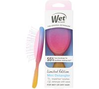 Wet Brush Mini spazzola districante per capelli per rimuovere delicatamente i nodi, dimensioni compatte da viaggio, setole morbide per districare senza dolore, meno rotture, funziona su tutti i tipi