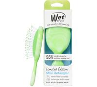 Wet Brush Mini spazzola districante per capelli per rimuovere delicatamente i nodi, formato da viaggio, setole morbide per districare senza dolore, meno rotture, funziona su tutti i tipi di capelli