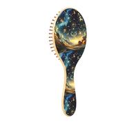 Wet Brush Spazzola districante per capelli, tutti i tipi di capelli, setole morbide scivolano attraverso i grovigli con facilità stelle zodiacali nel cielo notturno per capelli bagnati e asciutti