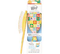 Wet Brush Winnie The Pooh - Spazzola districante originale per capelli, setole morbide e flessibili, districa delicatamente tutti i tipi di capelli, funziona su ciocche bagnate o asciutte, manico