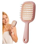 Wet Hair Brush Detangler, Portable Curly Hair Brush, Massage Comb for Curly Hair, Bounce Curly Defining Brush, Travel Hairbrush for All Hair Types, Wet and Dry Hair Detangler, Cute Portable Hairbrush