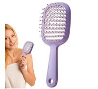 Wet Hair Brush Detangler, Portable Curly Hair Brush, Massage Comb for Curly Hair, Bounce Curly Defining Brush, Travel Hairbrush for All Hair Types, Wet and Dry Hair Detangler, Cute Portable Hairbrush