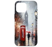 Wet London Iconic Red Phone Booth Clocktower, cover per telefono Custodia per iPhone 16 Pro Max