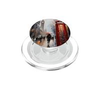 Wet London, iconica cabina telefonica rossa con torre dell'orologio PopSockets PopGrip per MagSafe