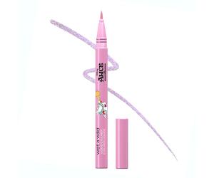 Wet n Wild Alice in Wonderland Eyeliner Liquido con Pennello Flessibile ad Alta Precisione, Semitrasparente e Modulabile, Finitura di Glitter Superfine per uno Sguardo Brillante, Tono Out of Time