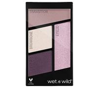 Wet n Wild - Color Icon Eyeshadow Quads - Palette Ombretti Piccola Makeup, con Mix di Finish Shimmer e Matte - Tenuta Estrema, Facile da Sfumare - Vegan - Petalette