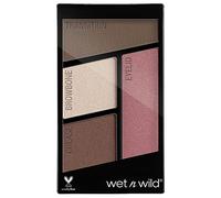 Wet n Wild - Color Icon Eyeshadow Quads - Palette Ombretti Piccola Makeup, con Mix di Finish Shimmer e Matte - Tenuta Estrema, Facile da Sfumare - Vegan - Sweet As Candy