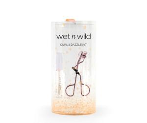 Wet n Wild Curl and Dazzle Kit, Set Makeup Occhi con Mascara Clear e Piega Ciglia, Formula Idratante con Vitamina E e Proteina di Soia, Effetto Naturale e Nutriente, Set Make up Regalo