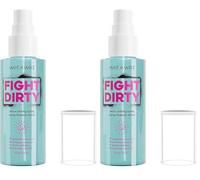 Wet n wild, Fight Dirty, Clarifying Setting Spray con Formula Idratante ed Equilibrata per un Makeup Duraturo, a Prova di Mascherina, Trasfer e Anti-Inquinamento, Finish Naturale (Confezione da 2)