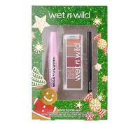 Wet n Wild Frosty Flutter Vault Set, Set Regalo Make-up Occhi con Eyeliner Nero Retrattile, Mascara Nero Volumizzante e Palette Ombretti in 5 Tonalità