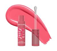 Wet n Wild, Jelly Drip Lip Glaze, High-shine Finish, Metal Applicator, Lightweight, Buildable Colour, Blush Guava