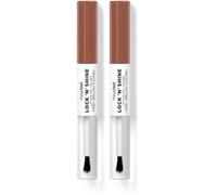 Wet n Wild Megalast Lock n' Shine, Dual-Ended Lip Color and Clear Gloss, Vitamin E and Jojoba Oil Enriched Formula, Lotus Petal Shade (Confezione da 2)