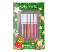 Wet n Wild Mistletoe Magic Vault, Set Regalo 5 Gloss Labbra Rimpolpanti e Nutrienti con Peptidi e Collagene, Kit Gloss Effetto Lucentezza e Volume