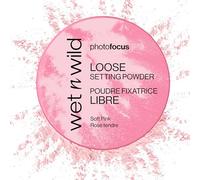 Wet n Wild Photo Focus Loose Setting Powder, Cipria Fissante Leggera per Opacizzare, Assorbire Sebo in Eccesso e Fissare il Make-up con Finish Naturale e Setoso, Tonalità Soft Pink, 20g