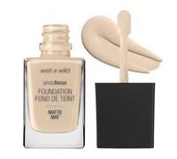 Wet n Wild Photo Focus Matte Foundation, Fondotinta Liquido a Coprenza Modulabile dal Finish Opaco, Leviga i Pori per un Incarnato Uniforme, Cocoa
