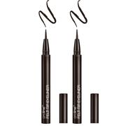 Wet n Wild, ProLine Felt Tip Eyeliner, Eyeliner con Punta di Feltro Fine, Makeup per Occhi, Controllo Estremo Durante Applicazione, Formula Fluida e Pigmentata, Marrone Scuro (Confezione da 2)