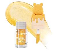 Wet n Wild, Winnie The Pooh Buzz Buzz Hunny Lip Gloss, Bee Sweet, 4.5 ml | Character Charm Included, High-Shine Finish with Glitter, Light Honey Flavour