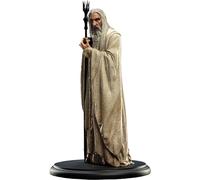 Weta Workshop Herr Der Ringe Saruman Der Weiße Statue 19 Cm Marrone