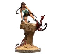 Weta Workshop Tomb Raider - Mini statuetta di Lara Croft, le rovine dell'Apocali