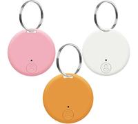 Wetag Mini Intelligent Bluetooth Tracker, Portable Real-Time GPS Locator for Dogs Cats Keys Luggage Backpack, Works with Apple Find My & Android Devices (Mix-C)