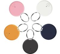 Wetag Mini Intelligent Bluetooth Tracker, Portable Real-Time GPS Locator for Dogs Cats Keys Luggage Backpack, Works with Apple Find My & Android Devices (Mix-D)