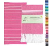 WETCAT Telo mare turco oversize 38 x 71 cm, 100% cotone, senza sabbia, ad asciugatura rapida, asciugamano turco extra large, asciugamano da viaggio leggero, per adulti, regali da spiaggia, accessori