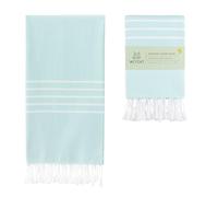 WETCAT Telo mare turco oversize 38 x 71 cm, 100% cotone, senza sabbia, ad asciugatura rapida, extra large, asciugamano da viaggio leggero per adulti, regalo da spiaggia, accessori da spiaggia,