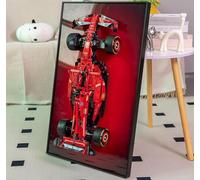 WETCEAOM Cornice compatibile con Lego Technic SF-24 F1, 42207 - Quadro da parete, compatibile con Lego gli amatoriali, 75 x 45 cm, telaio da parete per auto (solo telaio)