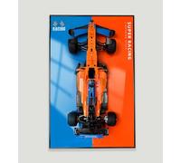 WETCEAOM Cornice per Lego Technic McLaren Formula 1 42141 - Quadro da parete per Lego gli amanti, dimensioni: 75 x 45 cm (senza modello)