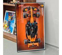 WETCEAOM Scheda di visualizzazione da parete illuminata a LED compatibile con Lego Technic McLaren MCL39 42228, telecomando di illuminazione COB a 3 colori a 4 modalità, compatibile con telaio per