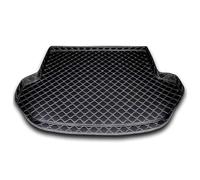 WETCL Auto Posteriore Tappetino Bagagliaio per Merc-edes Be-NZ GLA H247 2020 2021 2022 2023 2024, Pelle Artificiale Baule Tappetino Impermeabile Antiscivolo Protezione Tappeto Accessori,A/Black