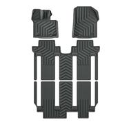 WETCL Copertura Tappeti per Denza D9 2022-2023 7-Seater (LHD), TPE Tappetini per Auto Antiscivolo Durevole Auto Accessori