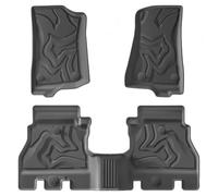 WETCL Copertura Tappeti per Jeep Wrangler 2018-2024 (LHD), TPE Tappetini per Auto Antiscivolo Durevole Auto Accessori