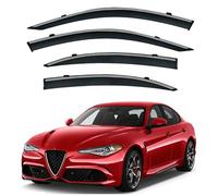 WETCL Deflettori Finestrini Auto per Alfa Romeo Giulia 952 2015-2025, Deflettori Aria per Auto Durata Impermeabile Guard Deflettori Auto Accessori