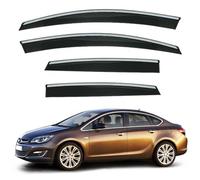 WETCL Deflettori Finestrini Auto per Astra J Sedan P10 2009-2014, Deflettori Aria per Auto Durata Impermeabile Guard Deflettori Auto Accessori