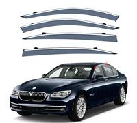 WETCL Deflettori Finestrini Auto per BMW 7 Series MK5-F02 2009-2014, Deflettori Aria per Auto Durata Impermeabile Guard Deflettori Auto Accessori