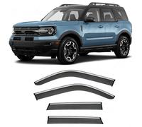 WETCL Deflettori Finestrini Auto per Ford Bronco MK1-CX430 2021-2025, Deflettori Aria per Auto Durata Impermeabile Guard Deflettori Auto Accessori